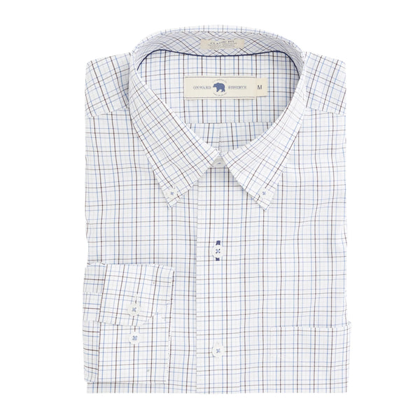 Bradley Classic Fit Quad Button Down - Chicory Coffee