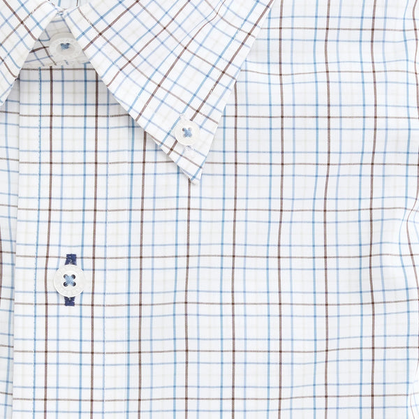 Bradley Classic Fit Quad Button Down - Chicory Coffee