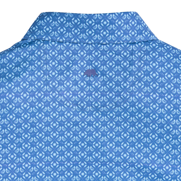 Oyster Roast Printed Performance Polo