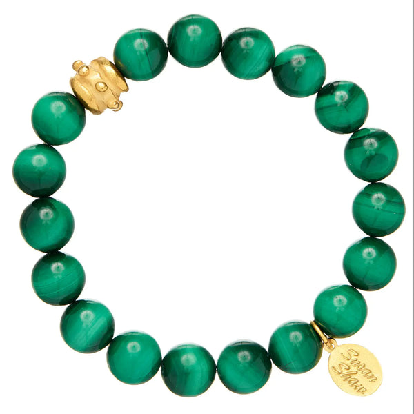 Bailey Stretch Bracelet - Malachite