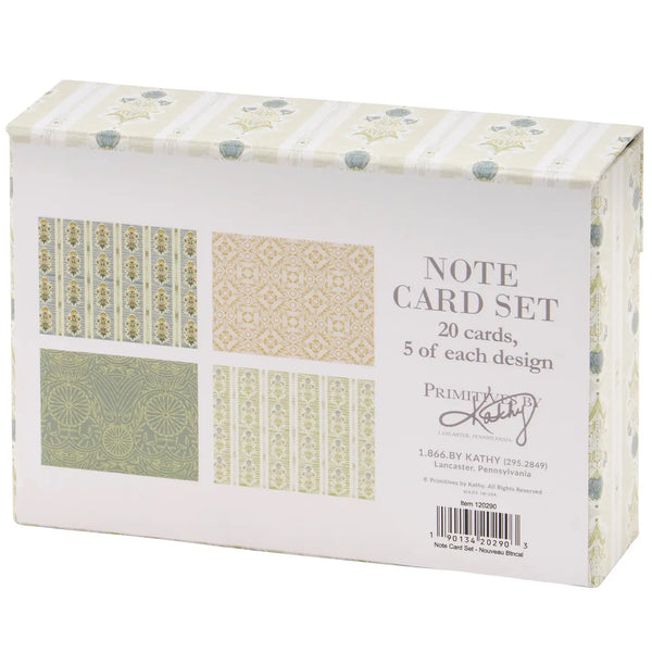Nouveau Botanical Note Card Set