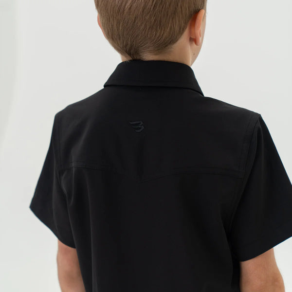 Youth - Performance Western Shirt - Black