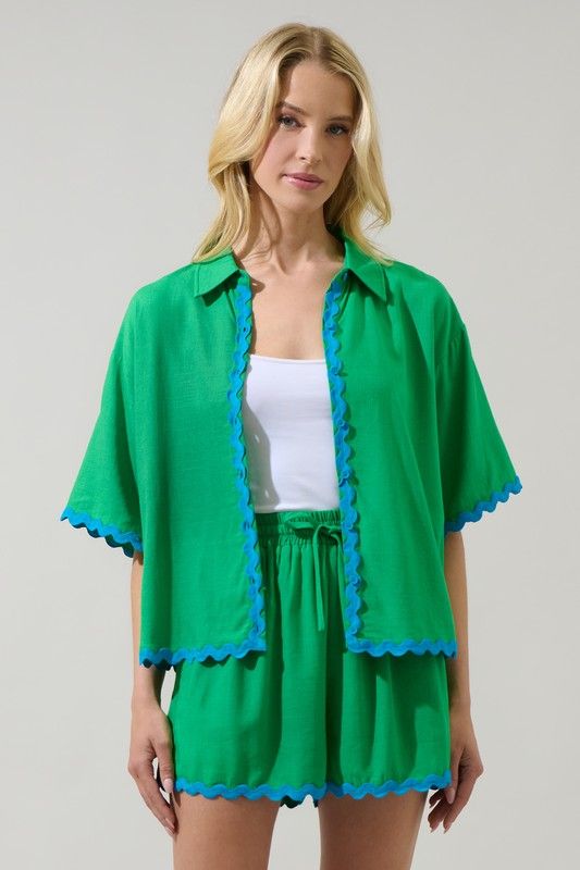 Marnie Linen Button Up Shirt