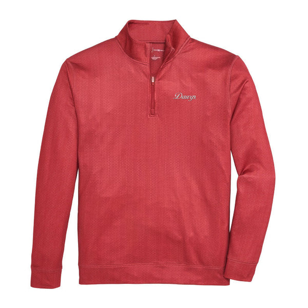 UGA Dawgs Script Vintage G Printed Performance Pullover - Red