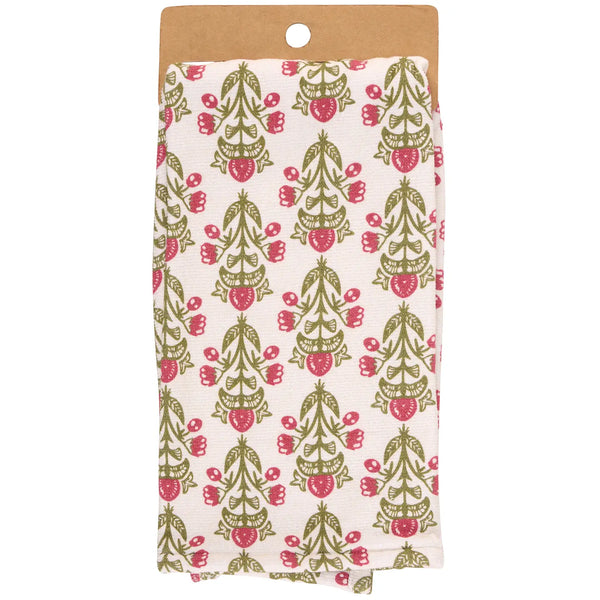 Floral Block Kitchen Towel