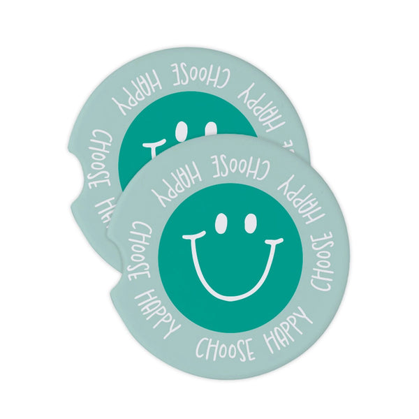 Car Coasters Choose Happy