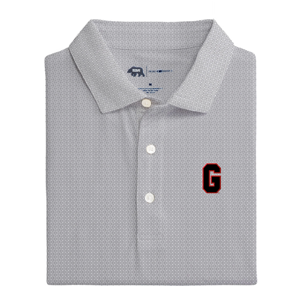 UGA Bone Yard Printed Performance Polo