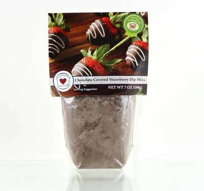 Chocolate Covered Strawberry Dip Mix