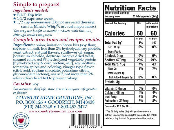 BLT Dip Mix