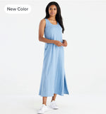 Women's Bamboo Heritage Midi Dress Heather Azul