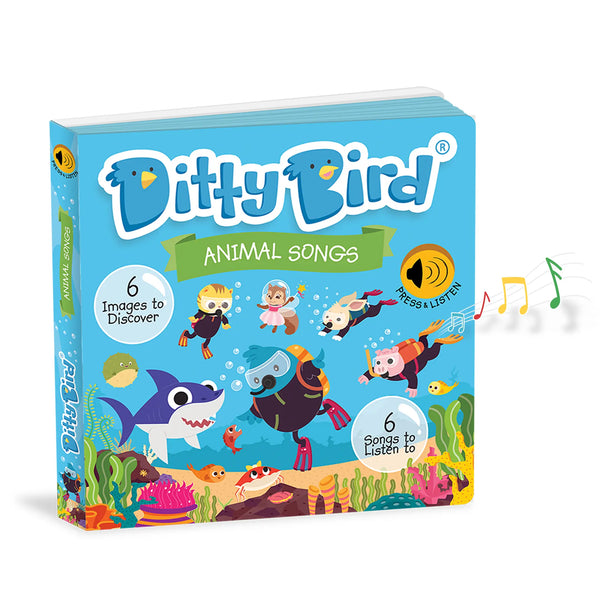 Ditty Bird Book:Animal songs including Baby Shark