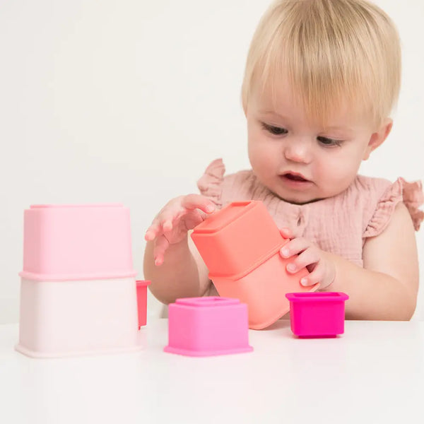 Jeweled Pink Happy Stacks