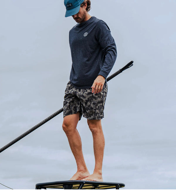 Men's Breeze Short – 8" Blue Fog