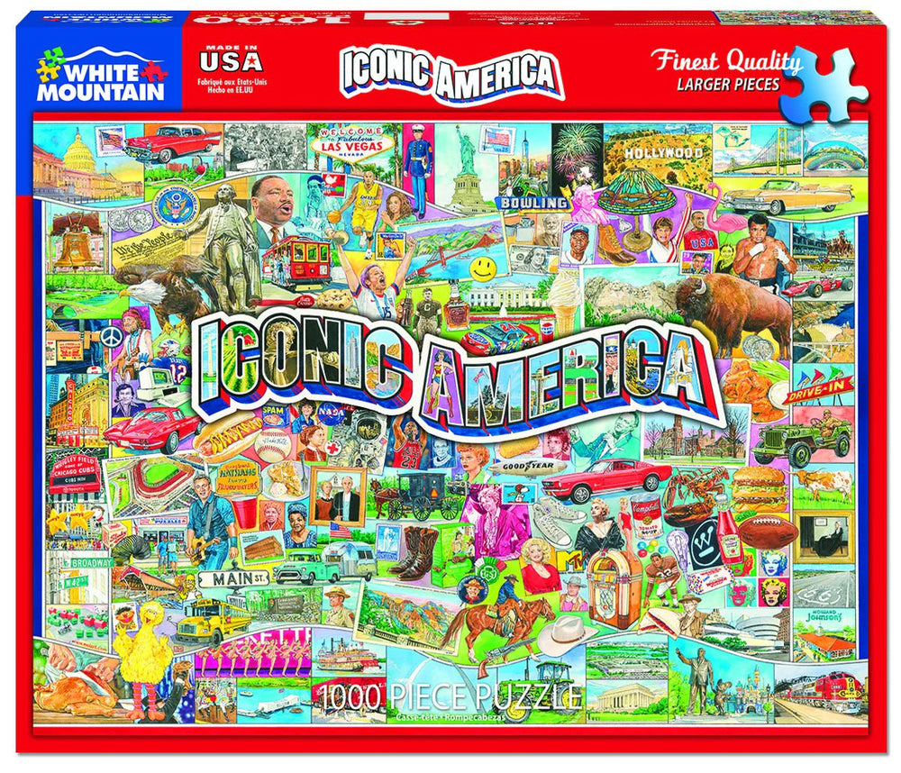 Iconic America Puzzle: 1000pz