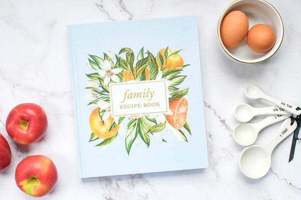Family Recipe Book & Keepsake Journal | Blank Cookbook