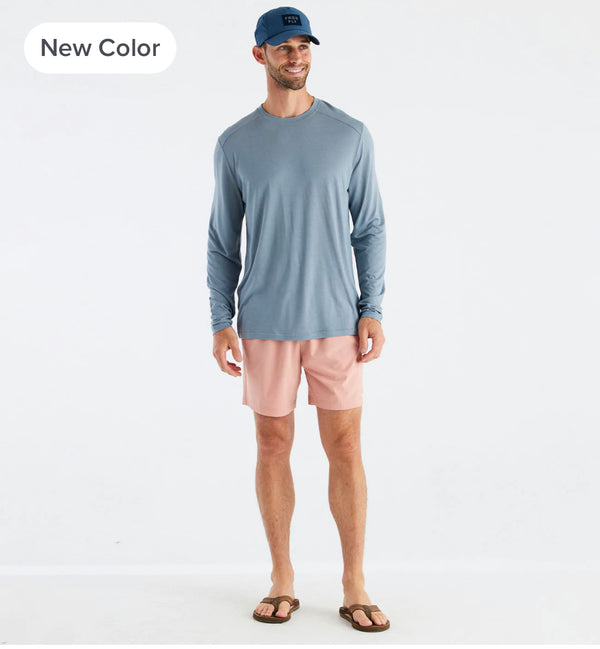 Men's Breeze Short – 6" Orange Dusk