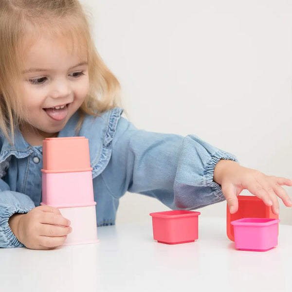 Jeweled Pink Happy Stacks