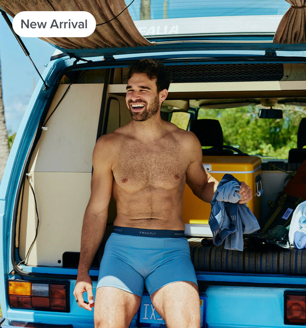 Men's Bamboo Clearwater Boxer Brief -Shale Green