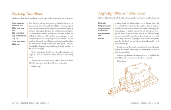 The Homestead Sourdough Cookbook, Book - Cookbook