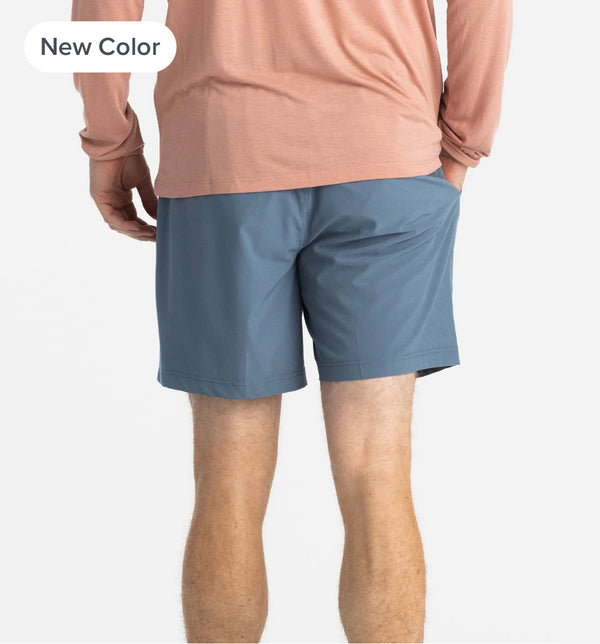 Men's Breeze Short – 6" Pacific Blue