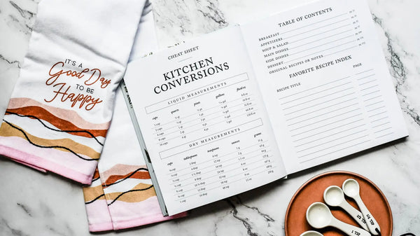 Family Recipe Book & Keepsake Journal | Blank Cookbook