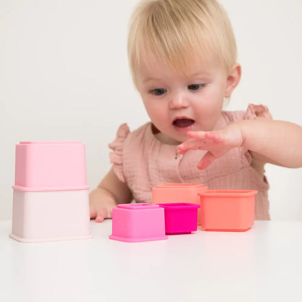 Jeweled Pink Happy Stacks