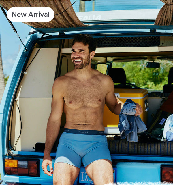 Men's Bamboo Clearwater Boxer Brief - Aspen Grey