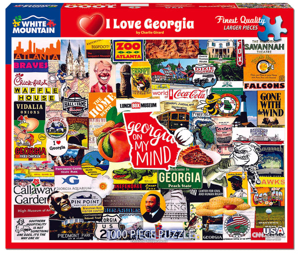 I Love Georgia Puzzle : 1000pz