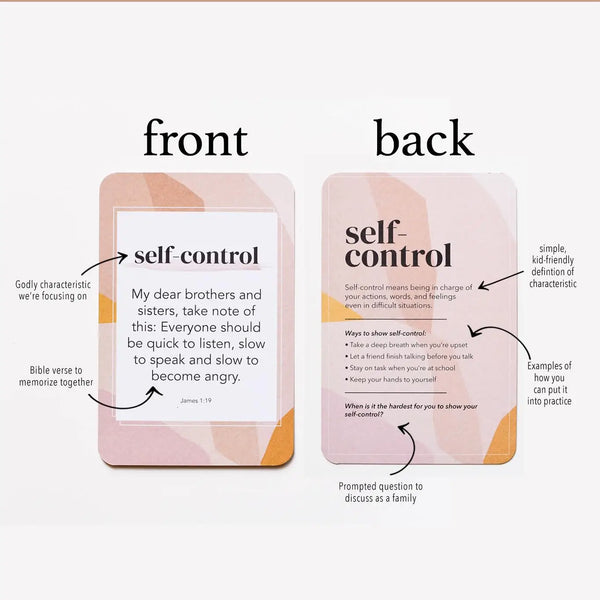 Childhood Prayer Cards | Bible Verse Cards for Kids