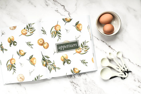 Family Recipe Book & Keepsake Journal | Blank Cookbook