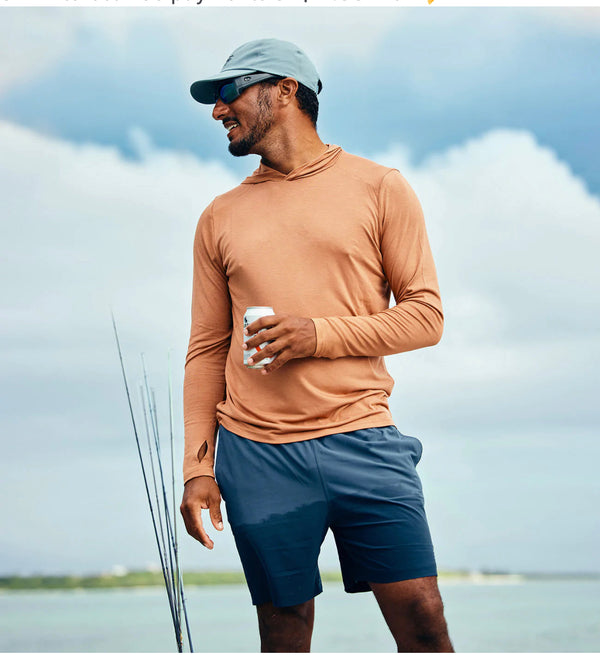 Men's Breeze Short – 8" Blue Fog