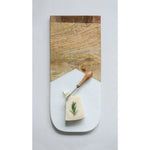 Cheese/Cutting Board with Canape Knife, Set of 2