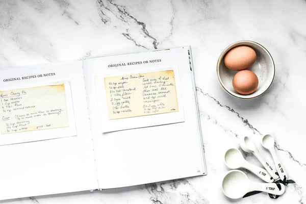 Family Recipe Book & Keepsake Journal | Blank Cookbook
