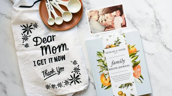 Family Recipe Book & Keepsake Journal | Blank Cookbook