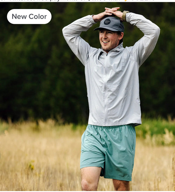 Men's Breeze Short – 6" Sabal Green