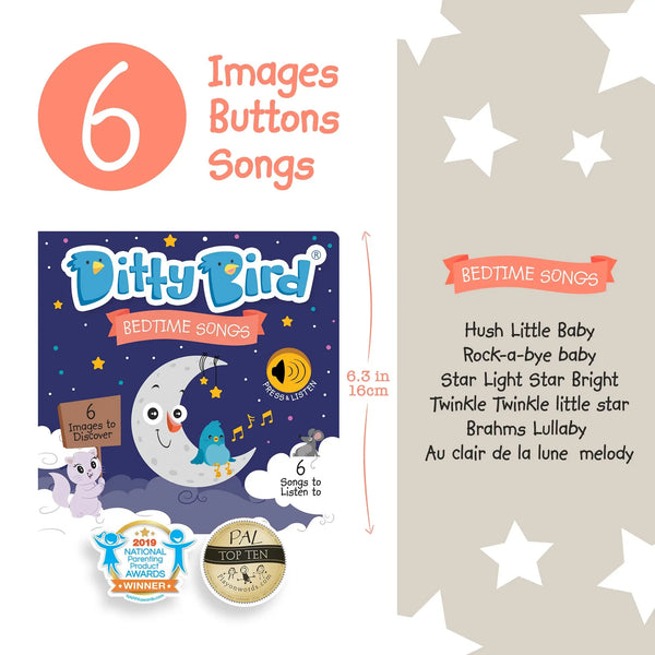 Ditty Bird Baby Sound Book: Bedtime Songs - Storytime