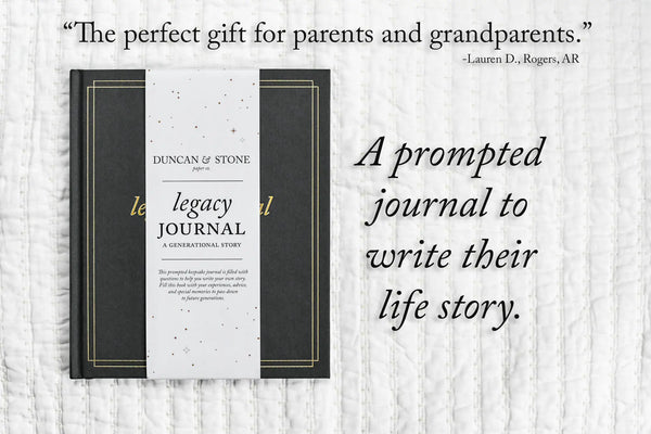 Legacy Journal: A Generational Story & Family Keepsake
