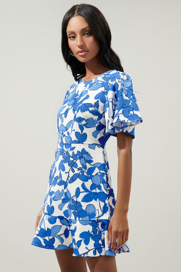 Khol Floral Mini Dress