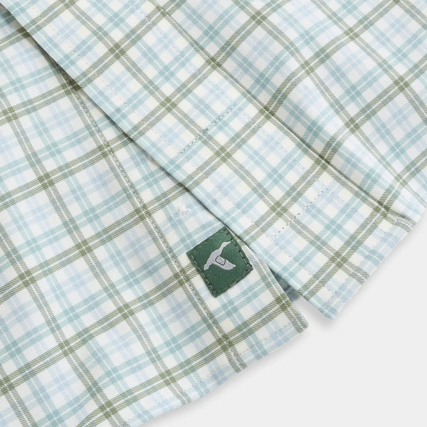 Eaton Performance Sport Shirt - Green Granite