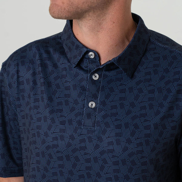Performance Polo - Stars and Stripes - Navy