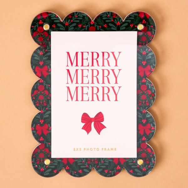 Mini Acrylic Picture Frame Magnet-A Merry Moment