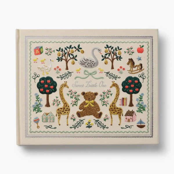 Storybook Embroidered Baby Book