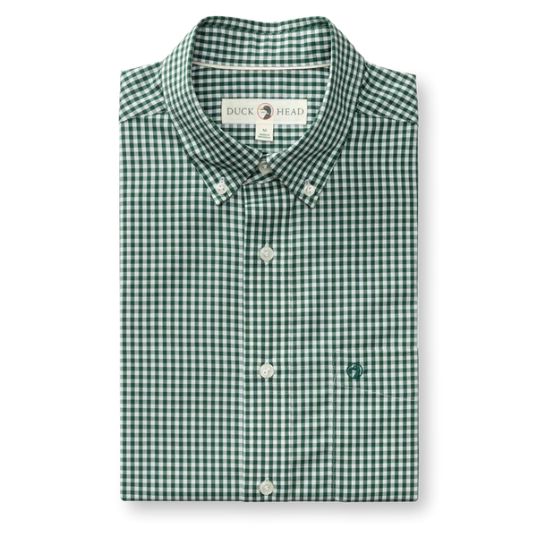 Performance Poplin Sport Shirt - Hunter Green