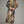 Olive Printed Long Balloon Sleeve Midi Dress