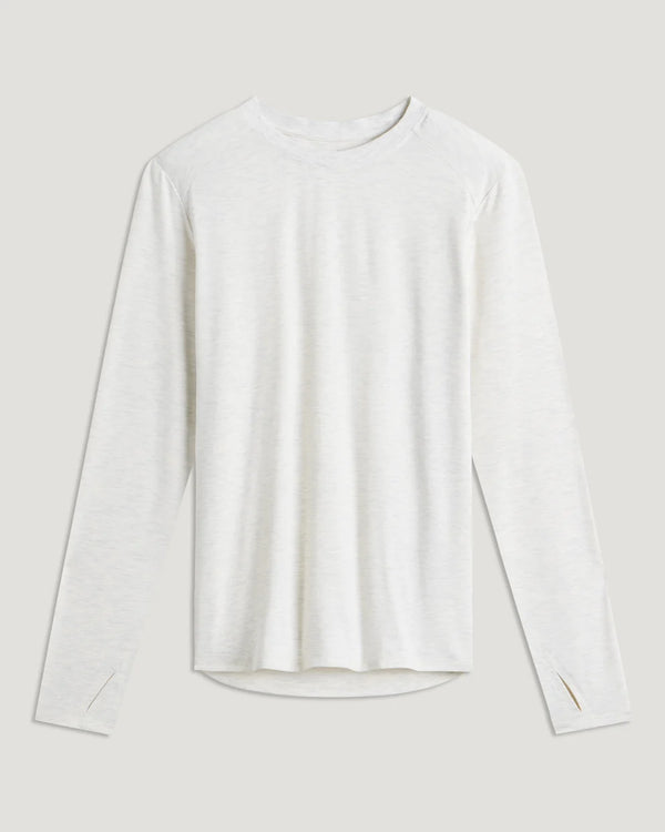 Women's Bamboo Shade Long Sleeve II - Off White Heather
