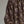 Brown Floral Print Poncho Sleeve Top w Self-Tie Front Detail