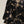 Black Floral Embroidered Puff Sleeve Midi Dress