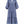 Blue Geometric Maxi Puff Sleeve Dress W Pockets