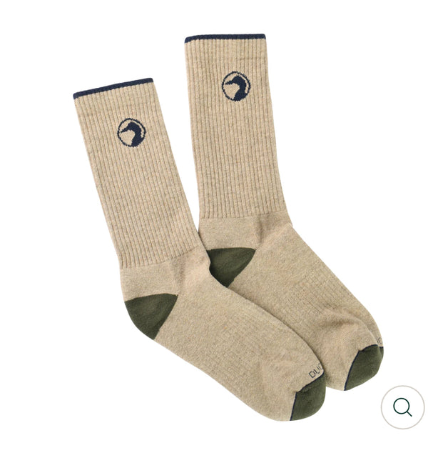 Logo Sock: Stone