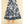 Navy Floral Tiered Midi Skirt